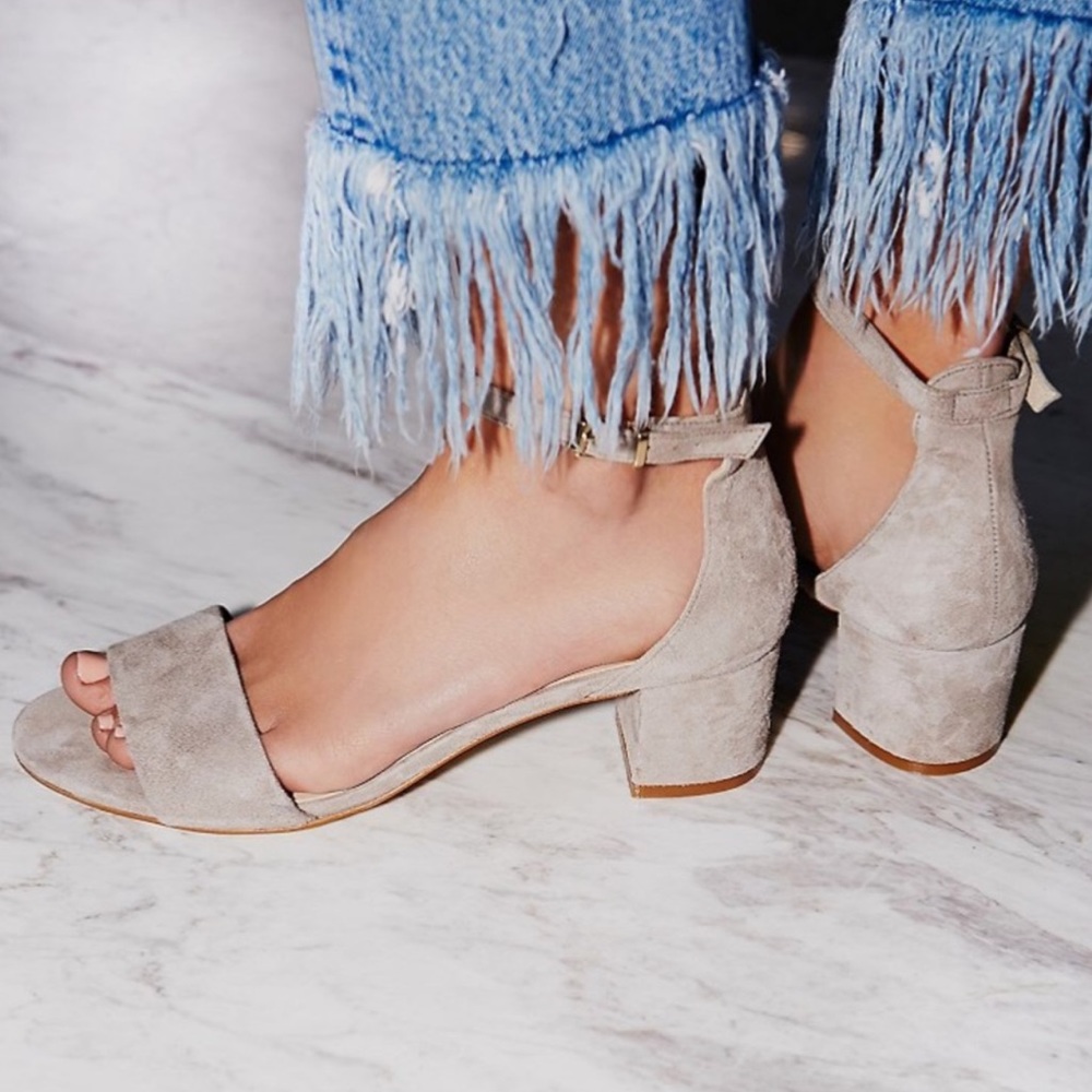 ✨sold ✨ free people marigold block heel